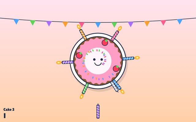 Cake Candles game screenshot