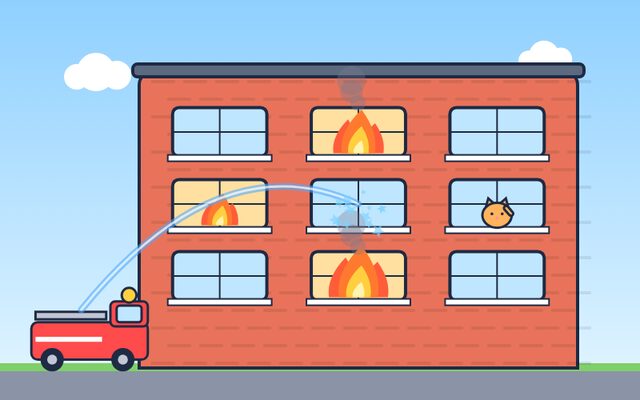 Firefighter Splash game screenshot