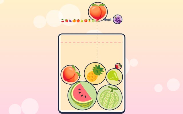 Fruit Merge game screenshot