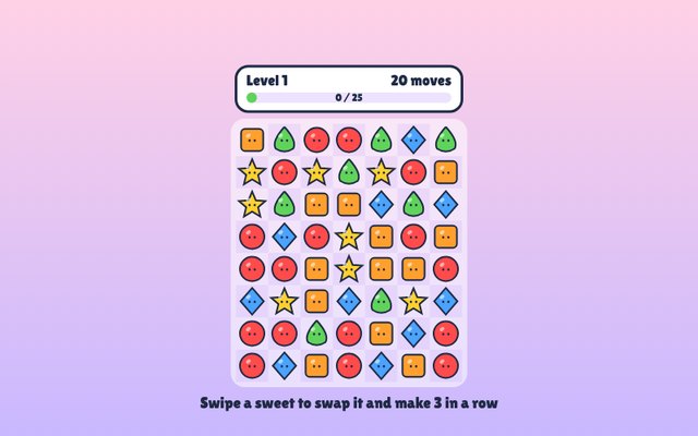 Sweet Match game screenshot
