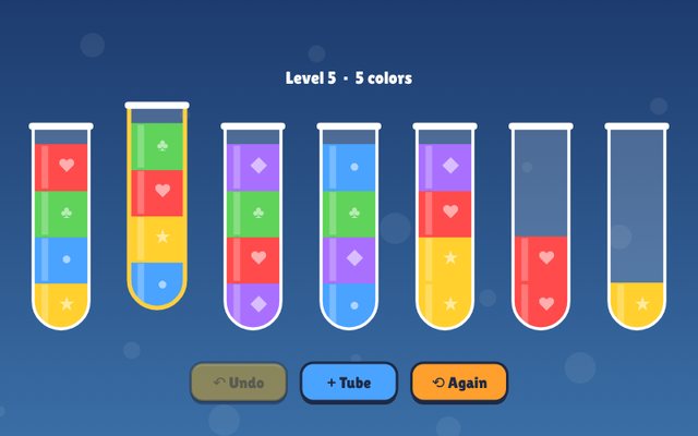 Water Sort game screenshot