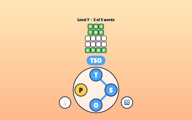 Word Connect game screenshot